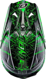 Oneal Cross MC Helmet 3-Series Mercury Black /Green