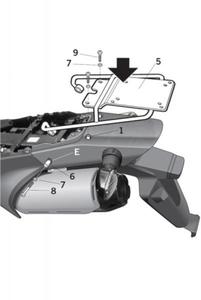 „Shad Top Box“ laikiklis - „Honda FMX 650 Funmoto“ (H0FM65ST)