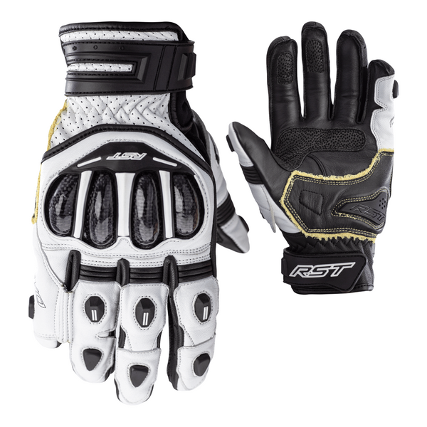 RST Sport MC-Gloves Tractech Evo 4 īss balts