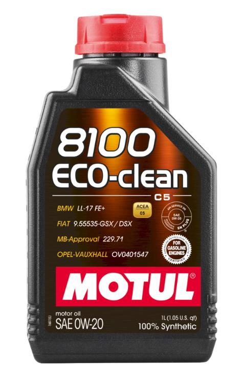 Motul 8100 Eco-Clean 0W20 1L (12ks/kartón)