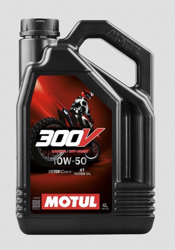 MOTUL 300V 4T rūpnīcas līnija bezceļa 10W-50 4 L (4./kartons)