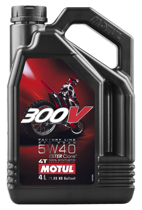 „Motul 300V FL“ visureigis 5W-40 4 L (4-asis/kartonas)