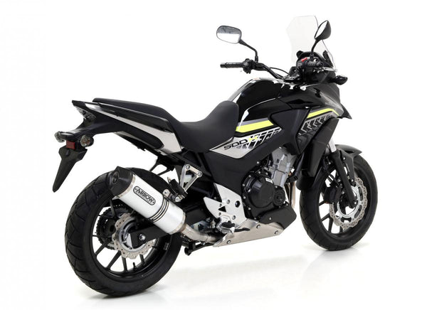 Honda CB 500x15/16 Homol.Race-Tech Aluminum Silencer Carbon End Cap for 71650MI LINK PIPE