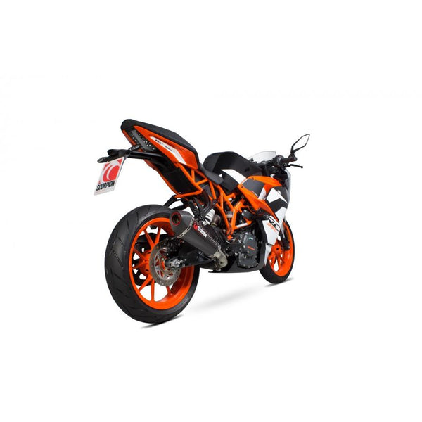 KTM RC390 2017-2021 SERKET TAPP SLIP-ON CARBON FIBRE SLEEVE