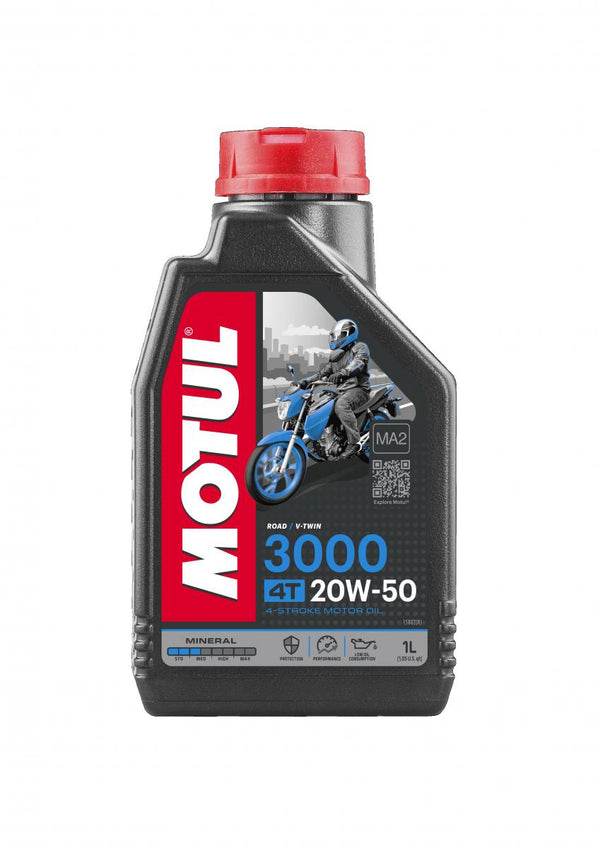 MOTUL 3000 4T 20W-50 1 L (12 gab/kartons)
