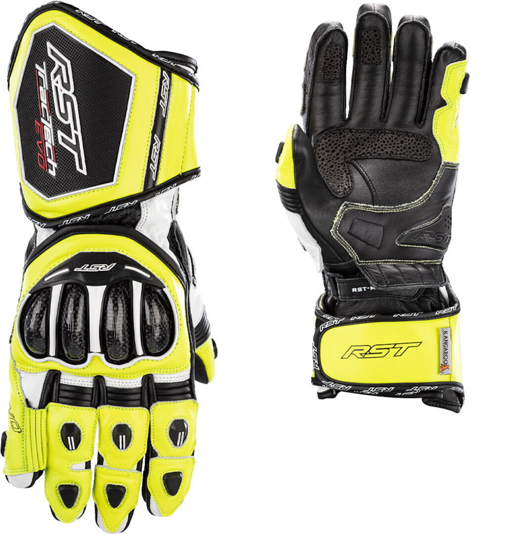 RST Sport MC-Gloves Tractech Evo 4 dzeltens