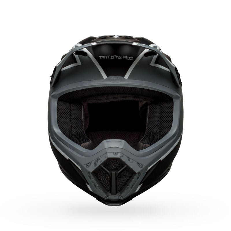 „Bell Cross MC Helmet MX-9 MIPS Twitch“ juoda /pilka /balta