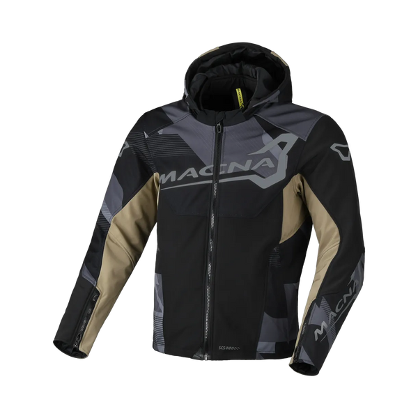 „Macna Softshell MC“ striukė „Atracor Black“ /„Taupe“