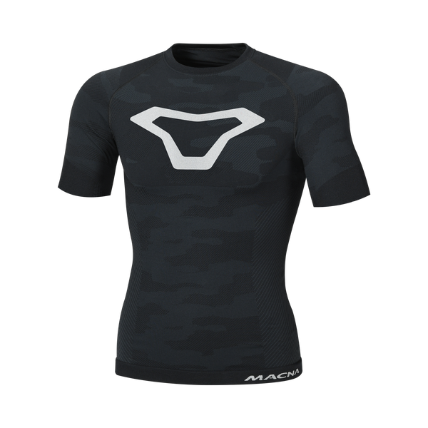 Baselayer Macna, chladná košeľa čierna/šedá/strieborná