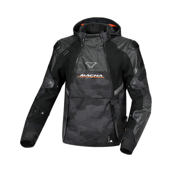Motocikla jaka Macna, Bradical Black-Grey Camo/Orange