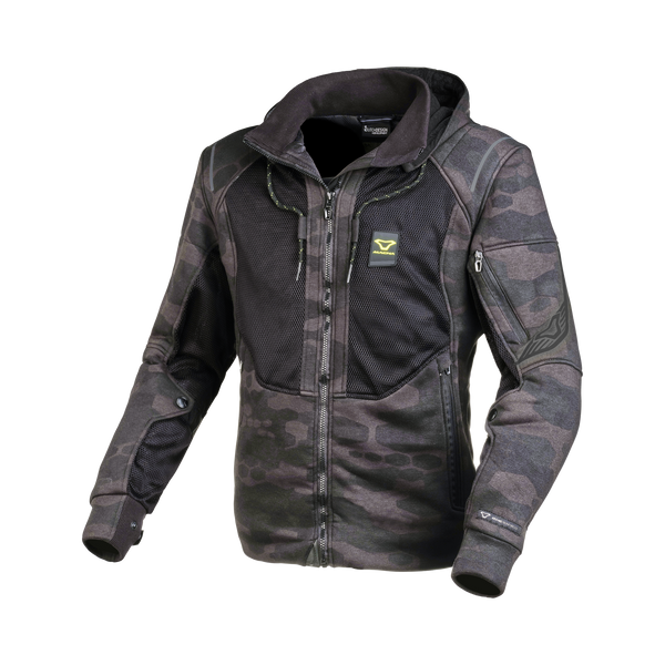 Motocikla kapuci Macna, Breeze melna/pelēka camo