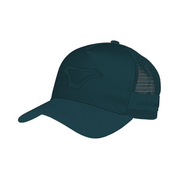 „Macna Cap Trucker 3D“ logotipas mėlynas