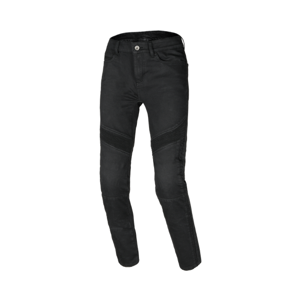 Motociklu džinsi Macna, Counta Black pārklāts