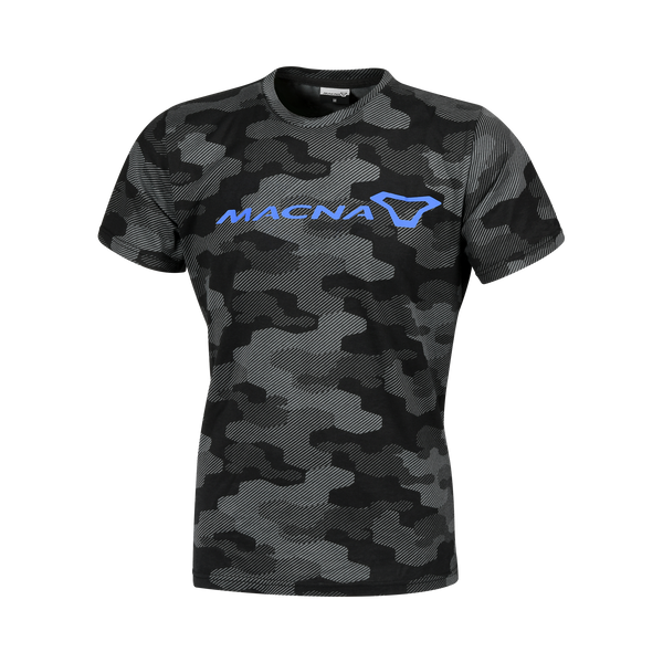 T-krekls Macna, Dazzle Logo 2.0 melns/pelēks/zils