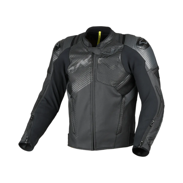 Macna kože mc-jacket zapali crno