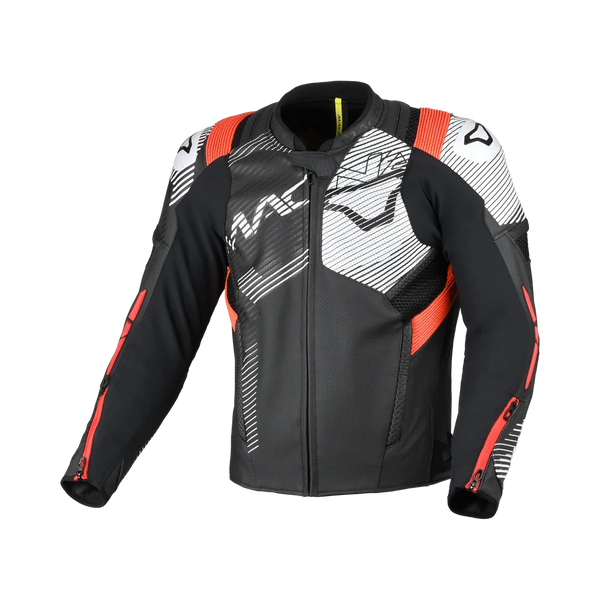Macna kože mc-jacket zapali crno /crveno
