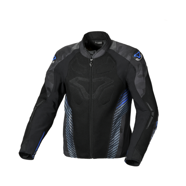 Motocikla jaka MacNA, Novic Black Gray Camo/Blue