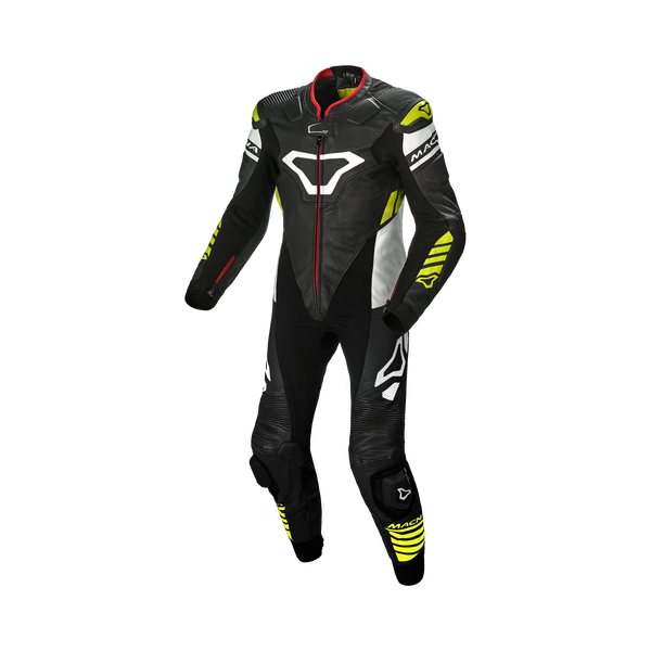 Viengabala uzvalks Macna, Tracktix melns/balts/fluo dzeltens
