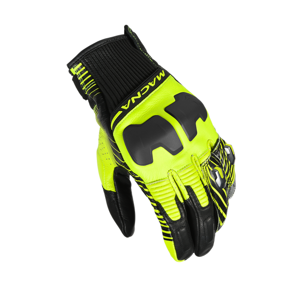 Motocikla cimdi MacNA, Ultraxx Black/Fluo Ylow