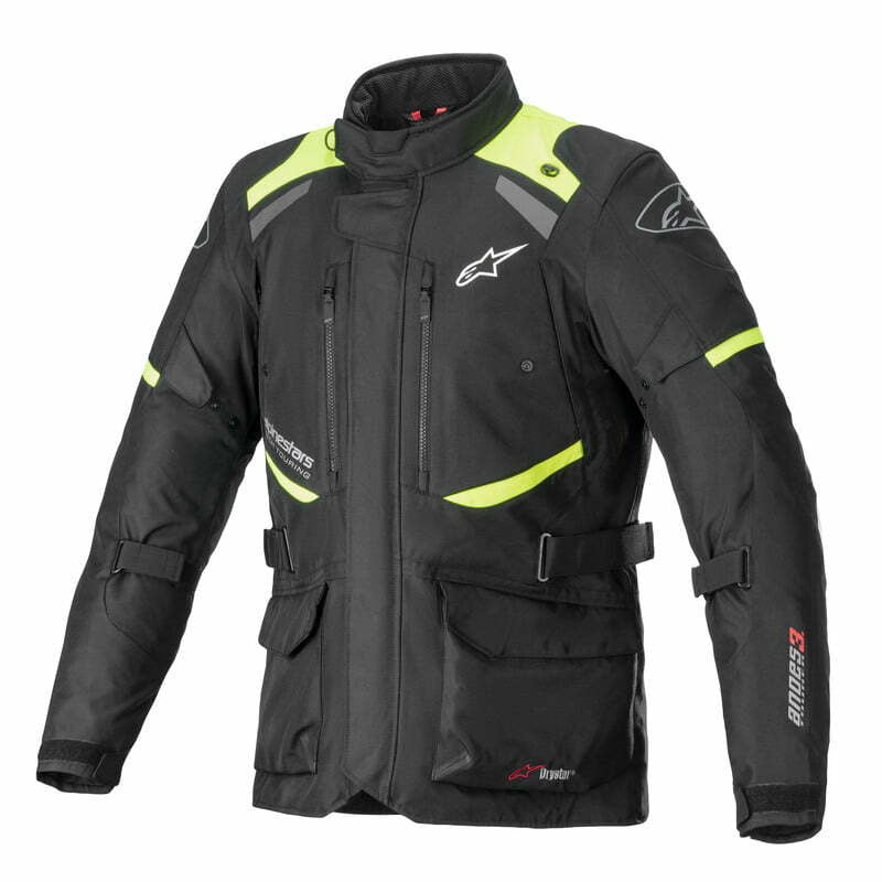 Alpinestars Textile MC jaka Andes v3 melna /gripa