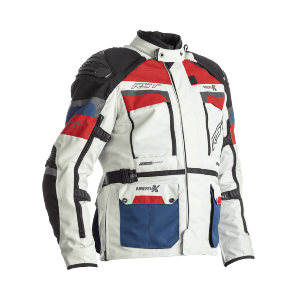 RST Tekstil MC-Jacket Adventure-X Blue /Red