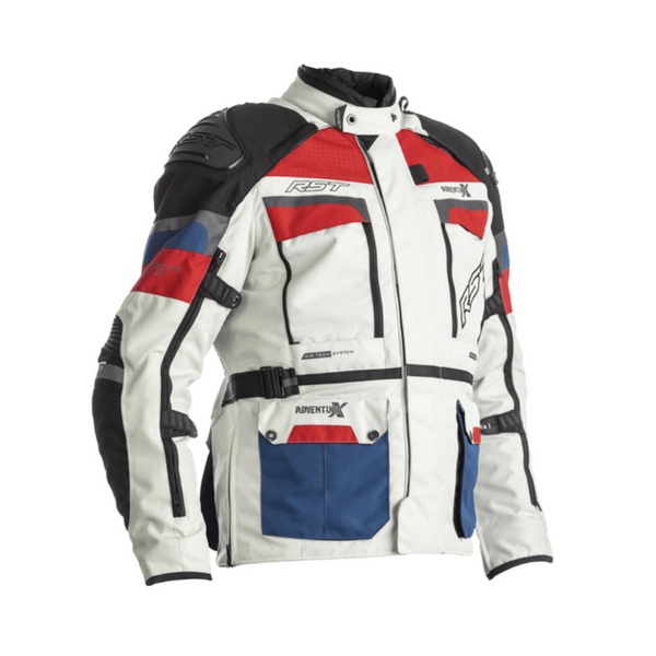 RST TEXTILE MC-Jacket Adventure-X Blue /Red