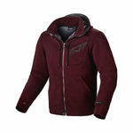 Macna Kevlar Mc-Hoodie District Red
