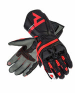 Rebelhorn moterys MC-GLOVES ST Long Black /Red