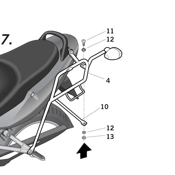 Shad 3p System Side Dávka Suzuki GSX-F650 (S0GS61SF)
