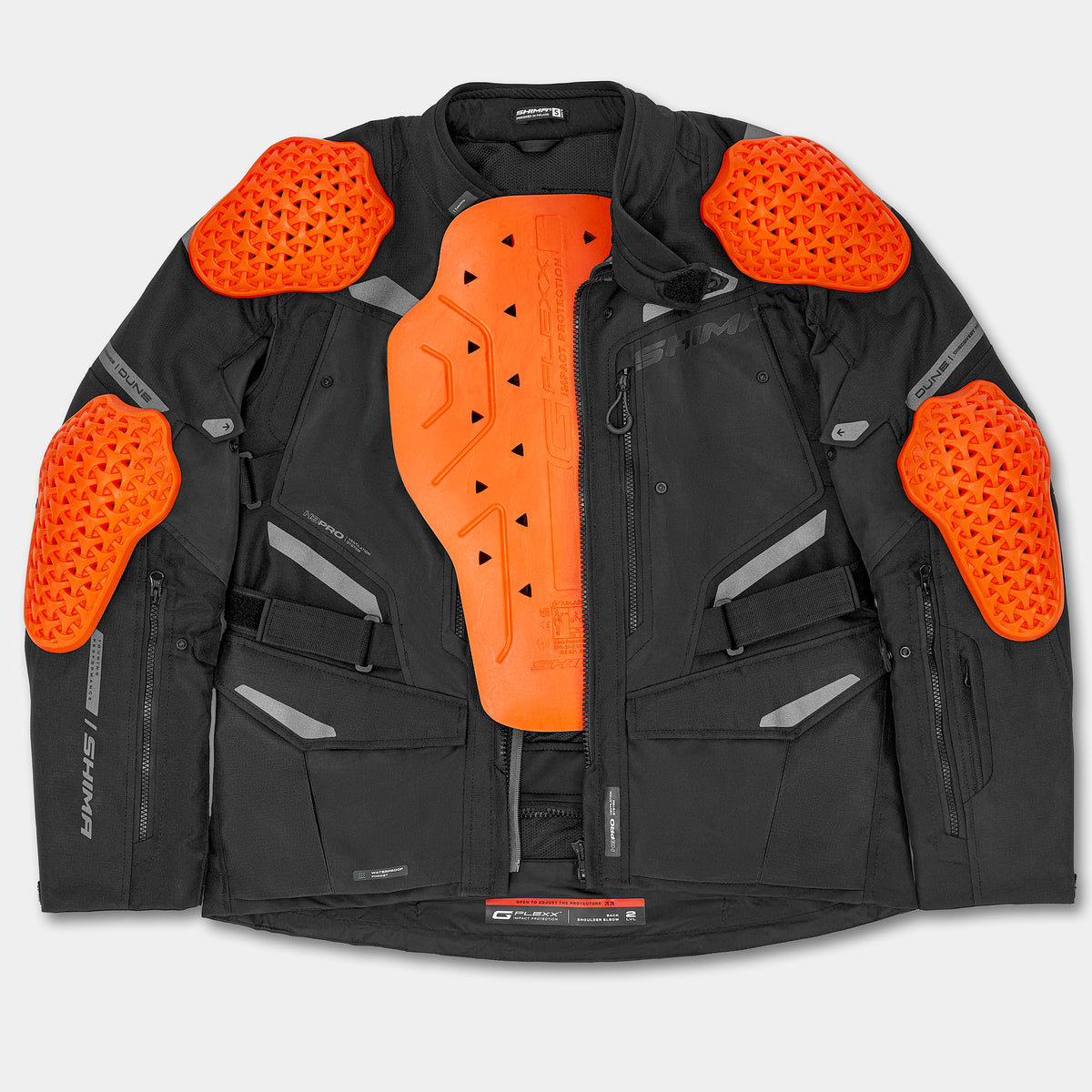 Shima Textil Mc-Jacka Dune Svart