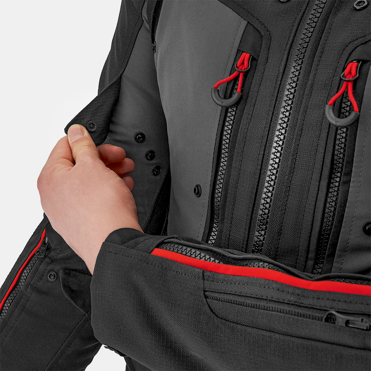 Shima Textile Mc-Jacket Dune čierna /šedá