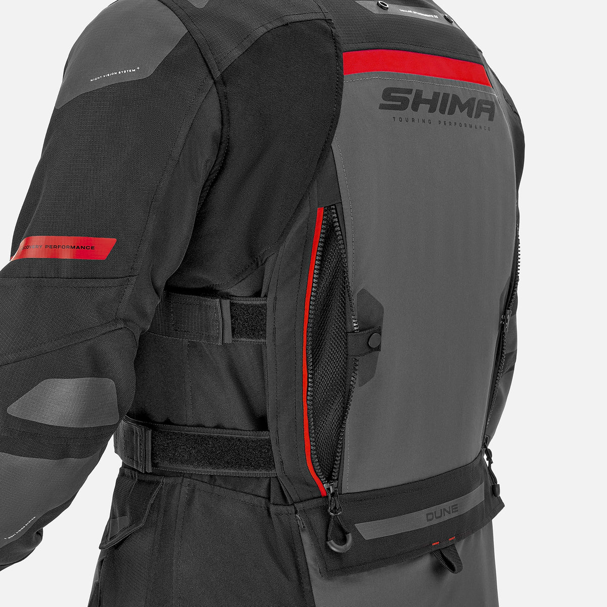 Shima Textile Mc-Jacket Dune čierna /šedá