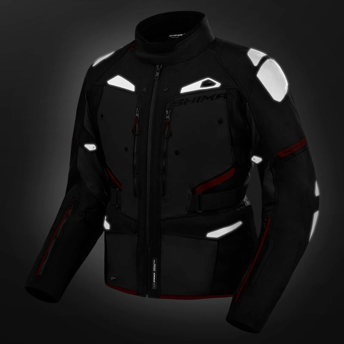 Shima Textile Mc-Jacket Dune čierna /šedá