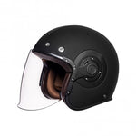 SMK Jet MC Helmet Retro melns