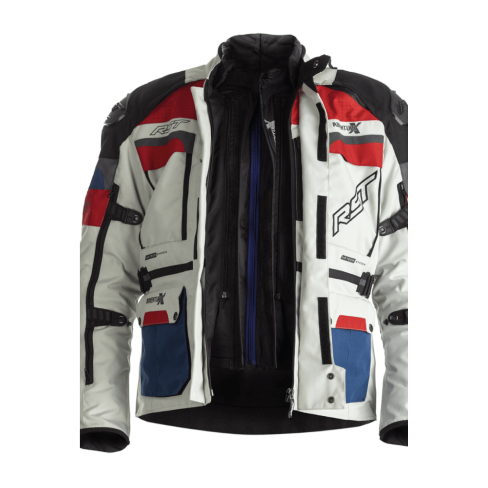 RST Tekstil MC-Jacket Adventure-X Blue /Red