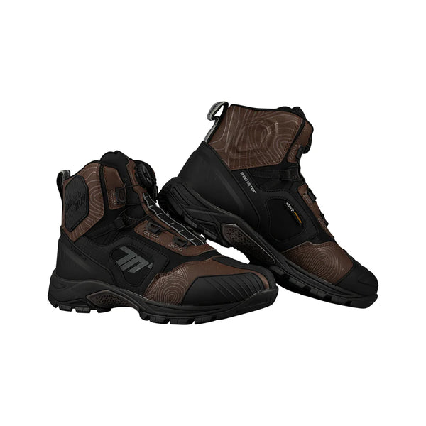 Septyniasdešimt unisex mc shoes sd-ba7 stelvio žemai juodos /rudos spalvos