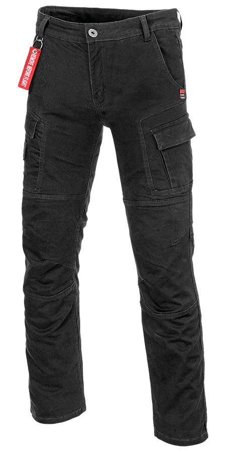 Büse Kevlar MC-kankių fargo juoda