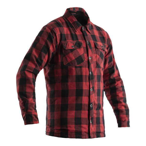 RST Kevlar MC marškinėliai Lumberjack Raudona