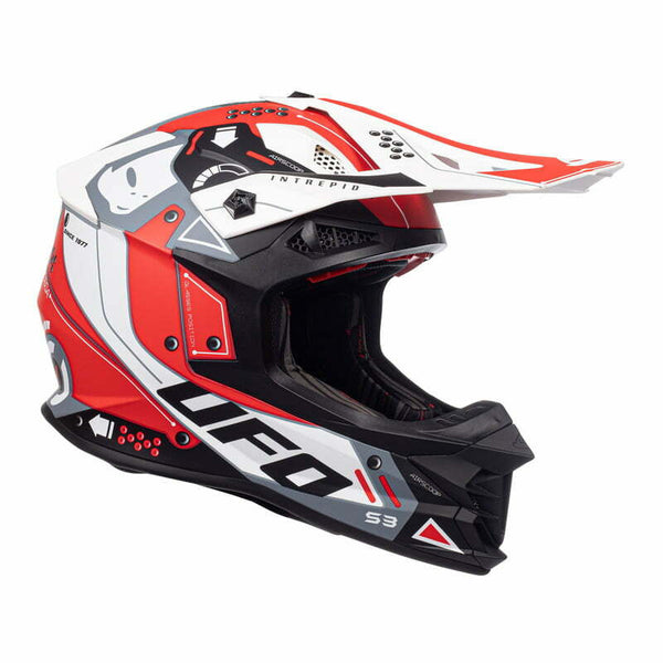 NLO Cross MC Helmet Intrepid Red /White