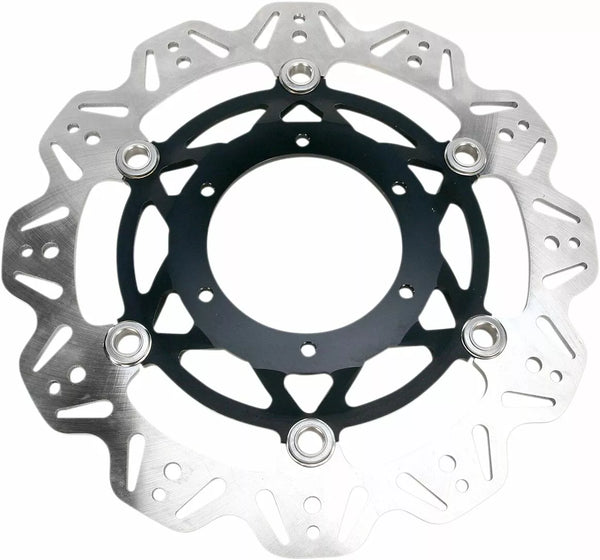 EBC BRAKE RTR FLT VEE WAVE BLK FR VR1161BLK