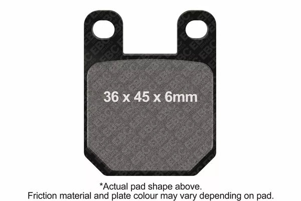 EBC BRAKE PAD CARBON TT DIRT FA115TT