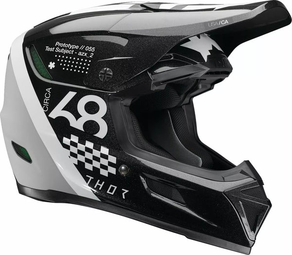 Thor kaciga Reflex Sport Riot BK/WH 0110-8779