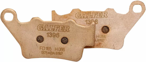 Galfer bremžu spilventiņš, kas saķepināts pie ceļa FD165G1396