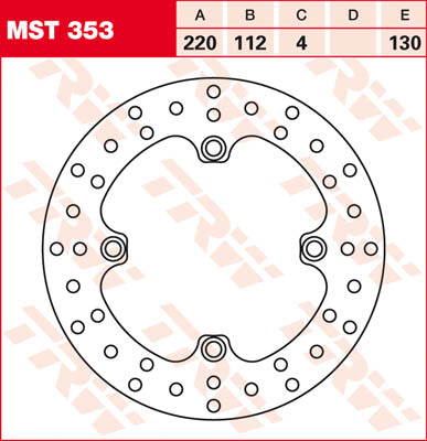 TRW Rotor TRW MST353 MST353