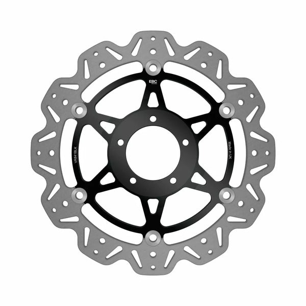 EBC BRAKE RTR FLT VEE WAVE BLK FR VR841BLK