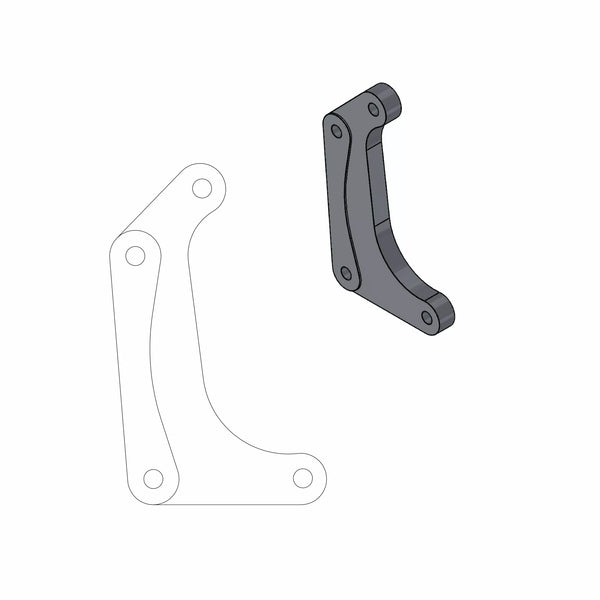 Moto-Master Brake Caliper Adaptor SM 211039