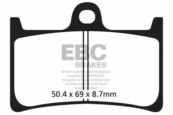 EBC BRAKE PAD HH SINT SCOOTER SFA252HH