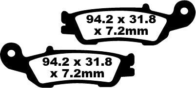 EBC BRAKE PAD CARBON TT DIRT FA450TT