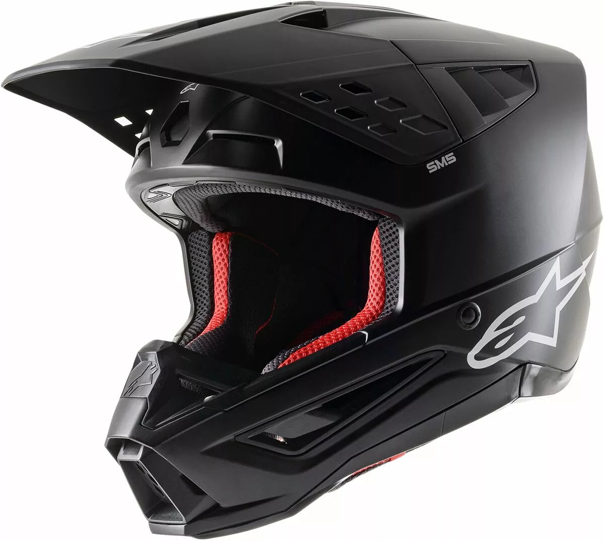 Alpinestars Cross MC Helmet SupeTech M5 Solid Black