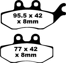 EBC BRAKE PAD FA looks organic FA374